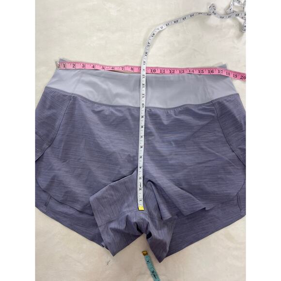 Athleta Run With It Textured 3.5" Short Violet Purple Women's 1X Plus Ladies Gym - Picture 10 of 11